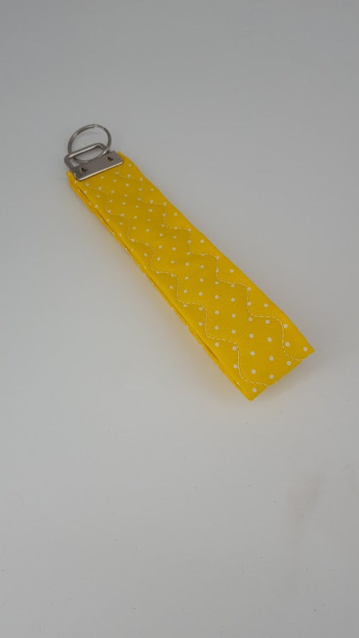 Quilted Wristlet Keychain