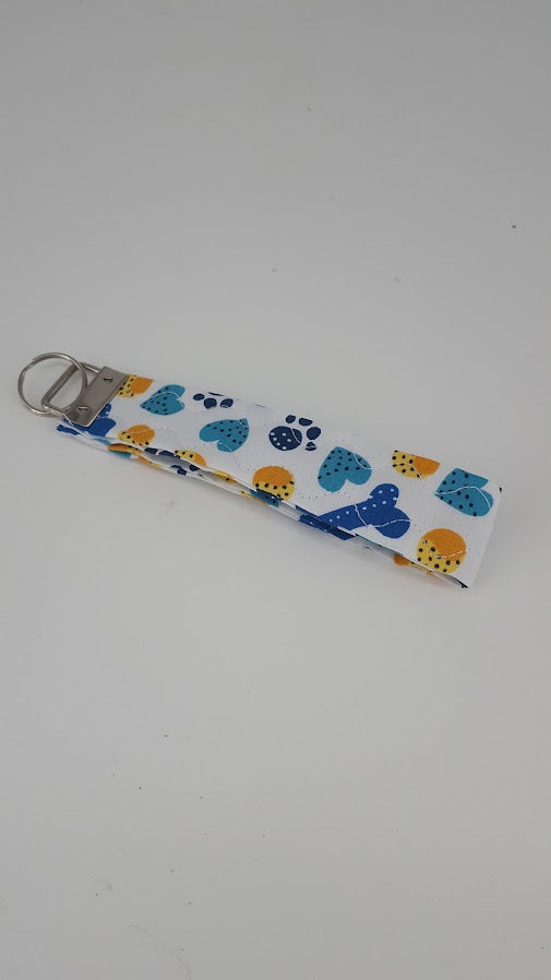 Quilted Wristlet Keychain