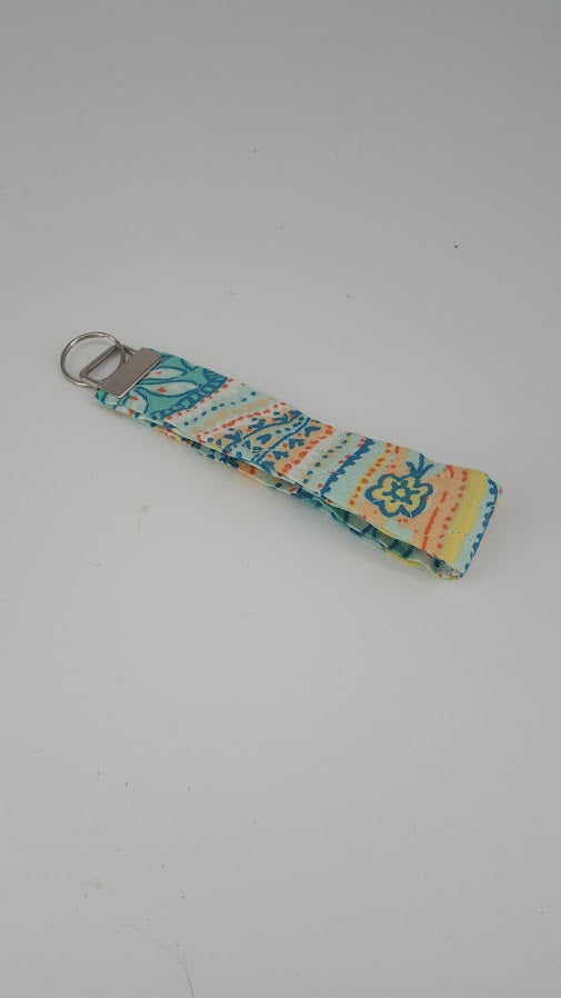 Quilted Wristlet Keychain